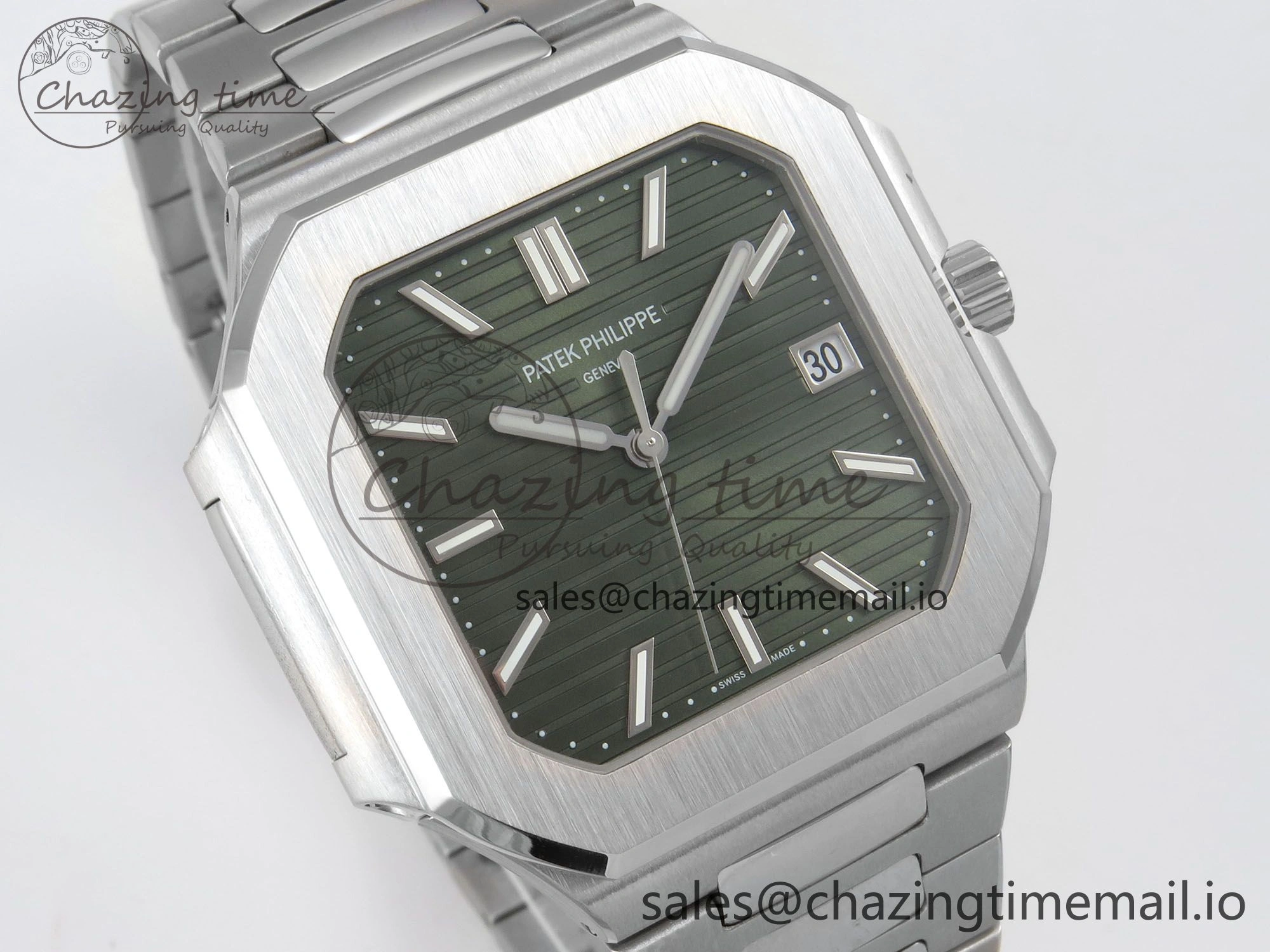2025 Cubitus GRF Best Edition Green Dial on SS Bracelet MY9015 Mod to A330 Super Clone movement UrbanStyle 8638