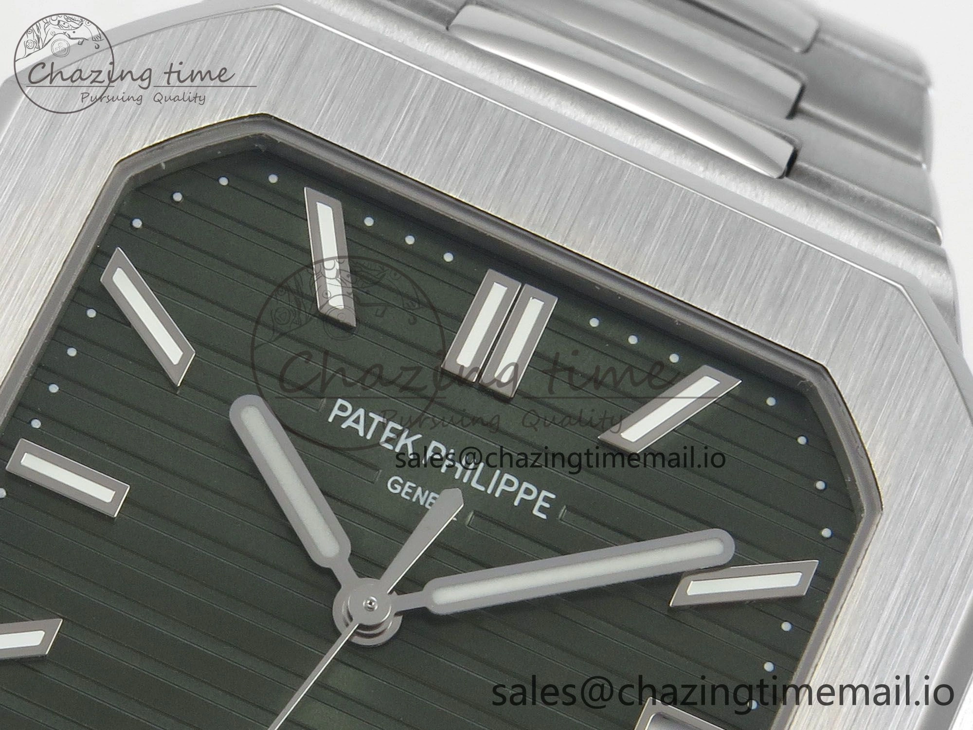 2025 Cubitus GRF Best Edition Green Dial on SS Bracelet MY9015 Mod to A330 Super Clone movement UrbanStyle 8638