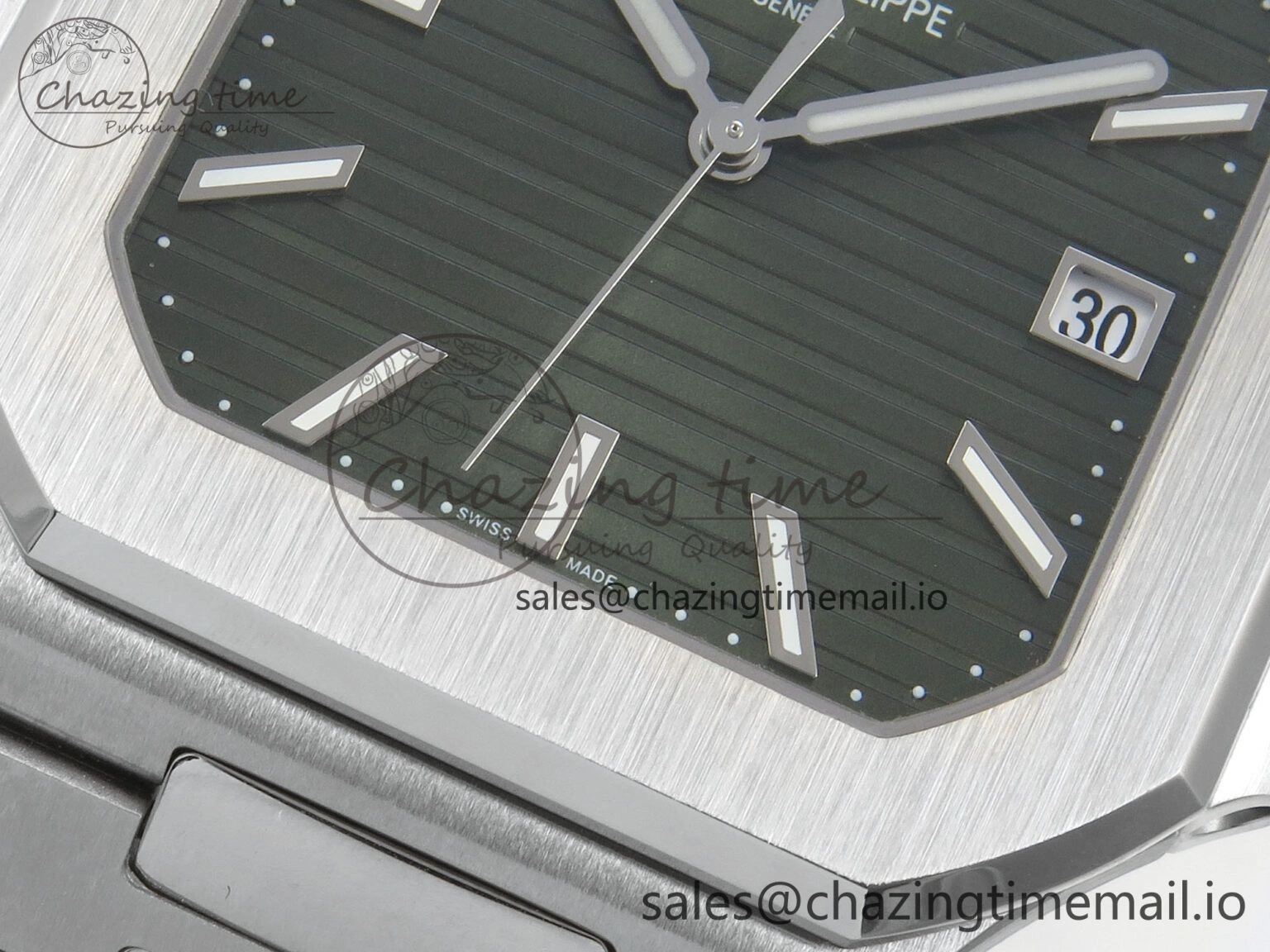 2025 Cubitus GRF Best Edition Green Dial on SS Bracelet MY9015 Mod to A330 Super Clone movement UrbanStyle 8638