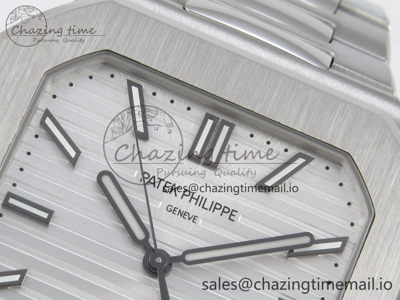 2025 Cubitus GRF Best Edition Silver White Dial on SS Bracelet MY9015 Mod to A330 Super Clone movement Casual 8635