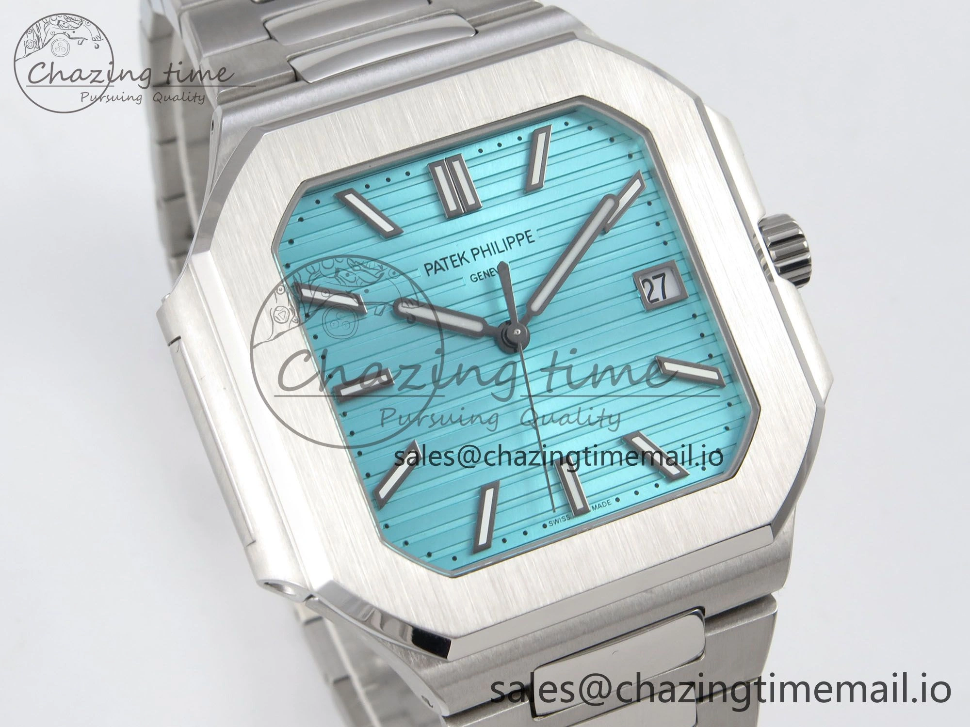 Sustainable 2025 Cubitus GRF Best Edition Tiffany Blue Dial on SS Bracelet MY9015 Mod to A330 Super Clone movement 8634