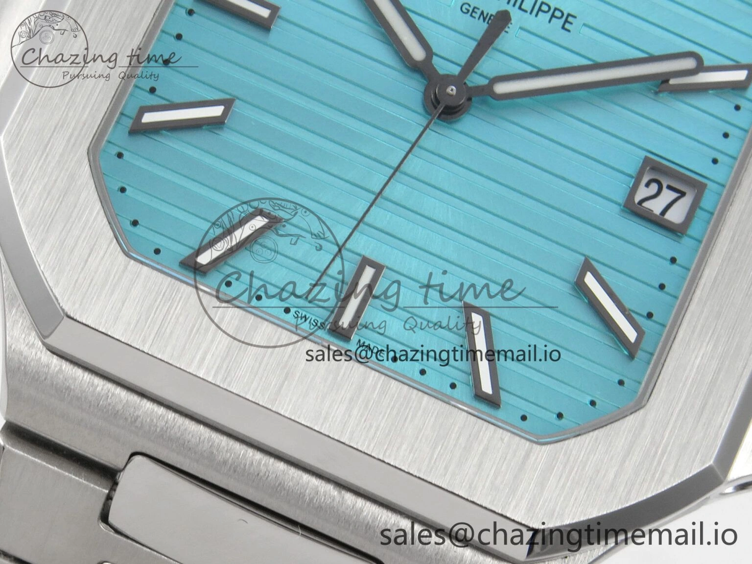 Sustainable 2025 Cubitus GRF Best Edition Tiffany Blue Dial on SS Bracelet MY9015 Mod to A330 Super Clone movement 8634