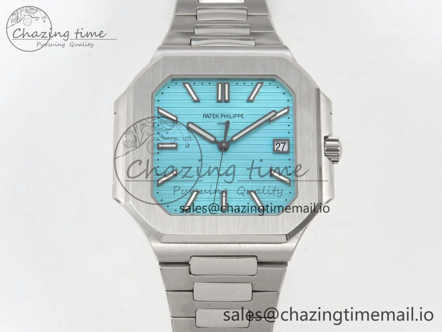 Sustainable 2025 Cubitus GRF Best Edition Tiffany Blue Dial on SS Bracelet MY9015 Mod to A330 Super Clone movement 8634