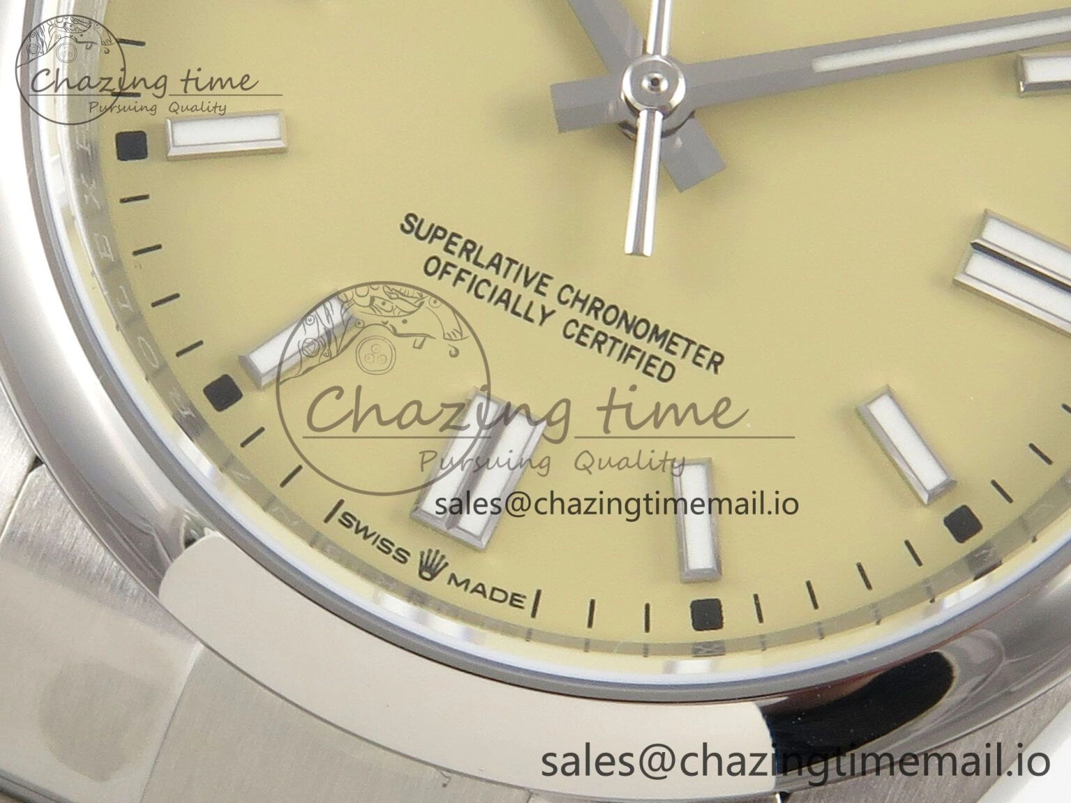2025 Oyster Perpetual 126000 36mm KRF 1:1 Best Edition 904L Steel Beige Dial VR Comfortable 123