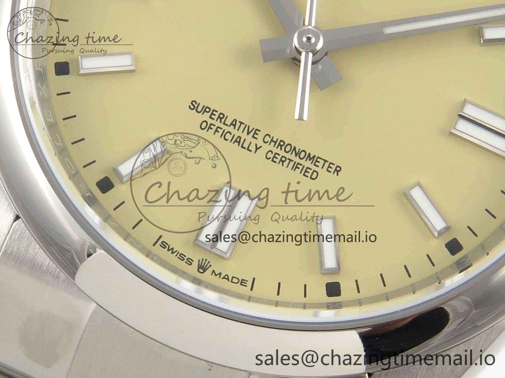 2025 Oyster Perpetual 126000 36mm KRF 1:1 Best Edition 904L Steel Beige Dial VR Comfortable 123