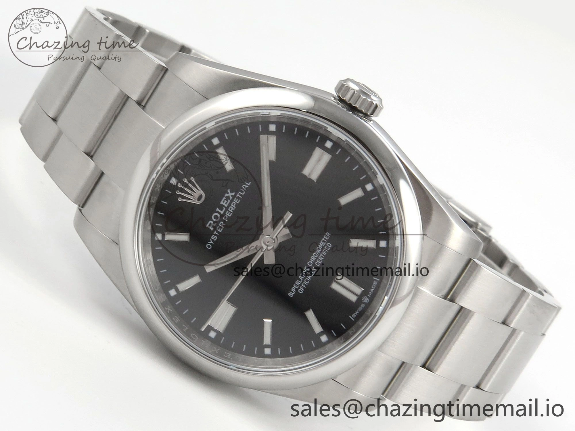 ZeroBulk 2025 Oyster Perpetual 126000 36mm KRF 1:1 Best Edition 904L Steel Black Dial A 128