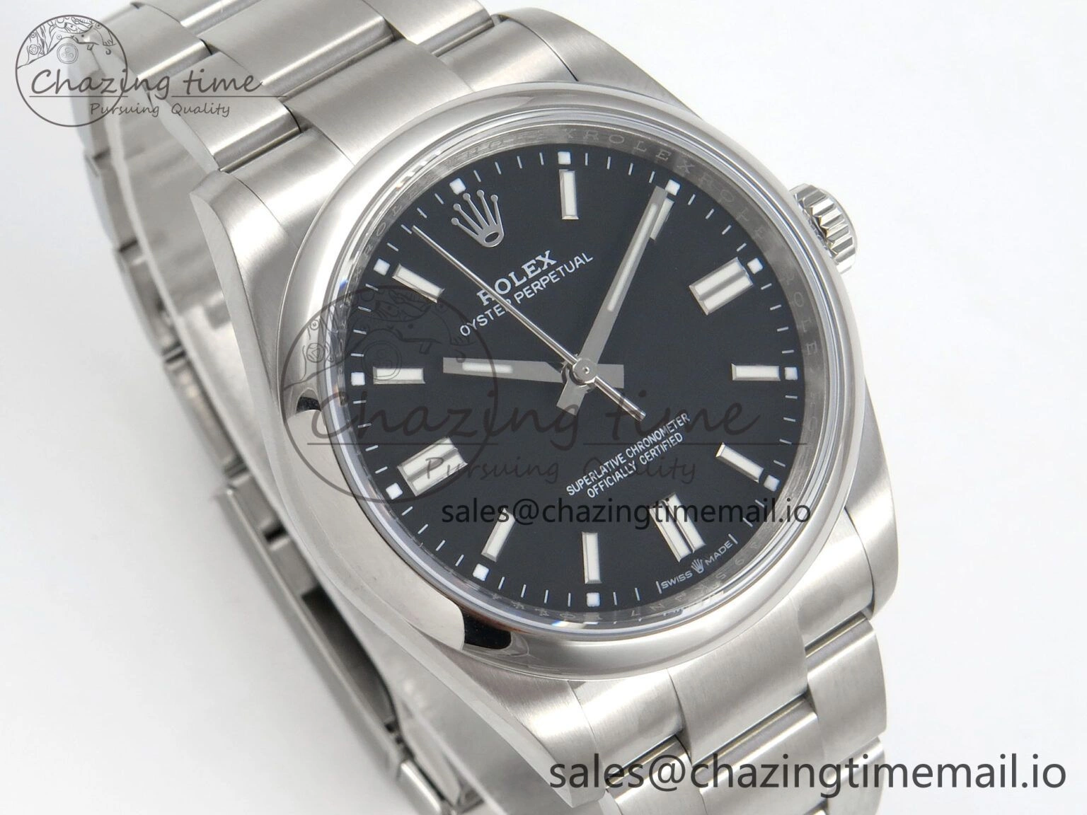 ZeroBulk 2025 Oyster Perpetual 126000 36mm KRF 1:1 Best Edition 904L Steel Black Dial A 128