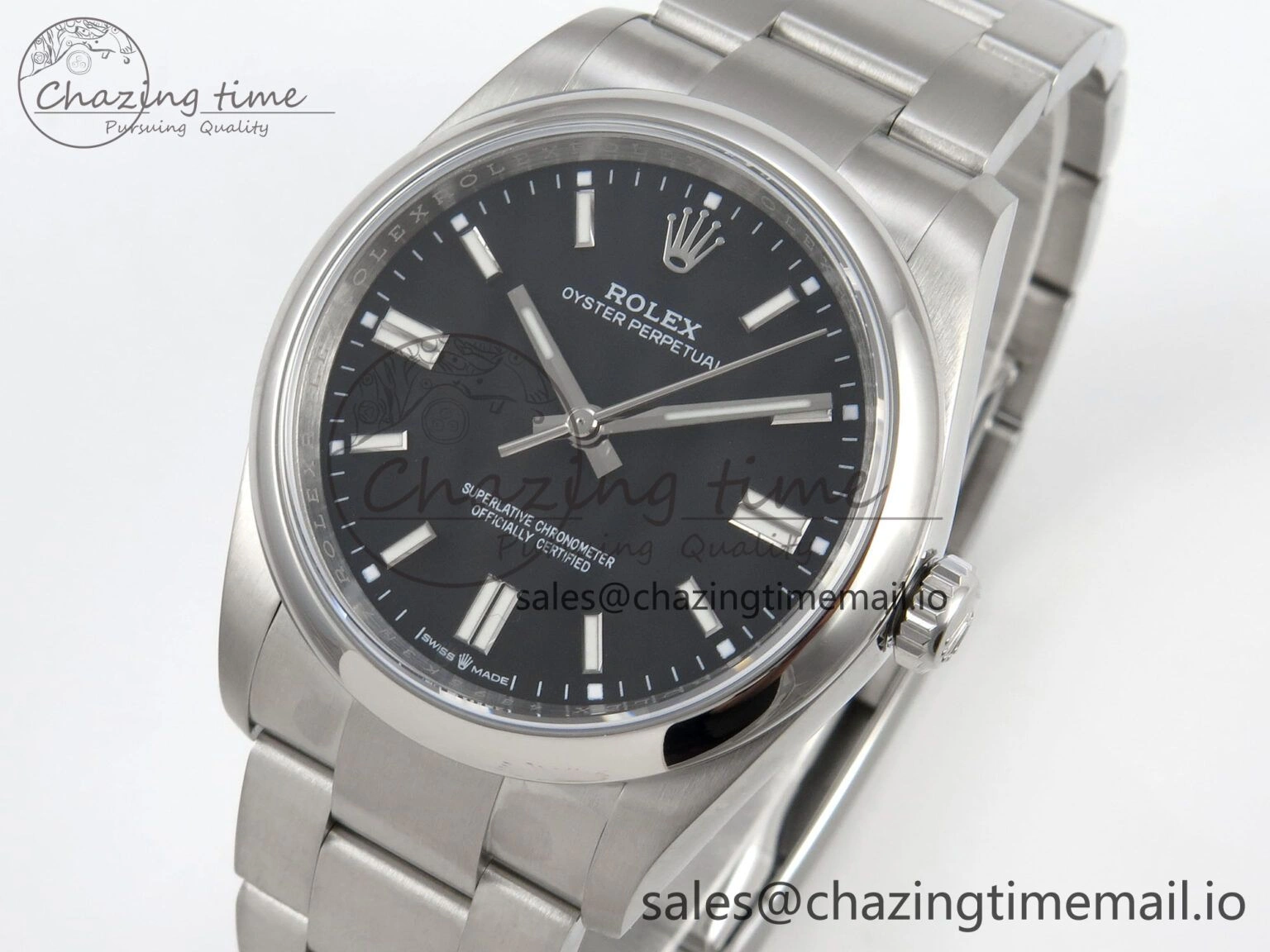 ZeroBulk 2025 Oyster Perpetual 126000 36mm KRF 1:1 Best Edition 904L Steel Black Dial A 128