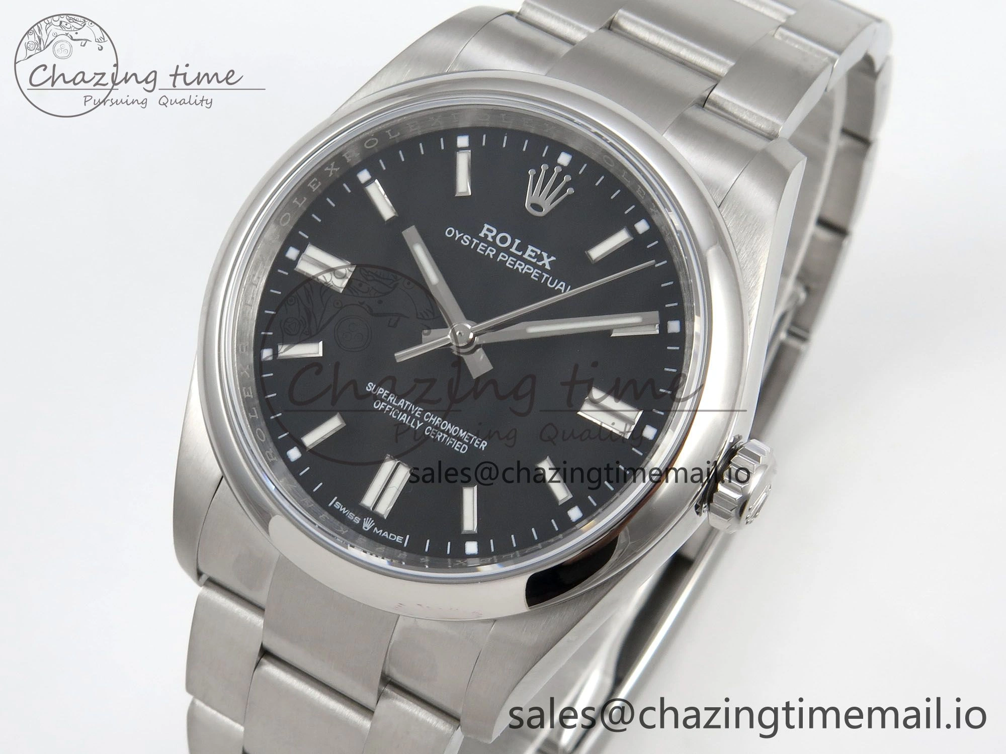 ZeroBulk 2025 Oyster Perpetual 126000 36mm KRF 1:1 Best Edition 904L Steel Black Dial A 128
