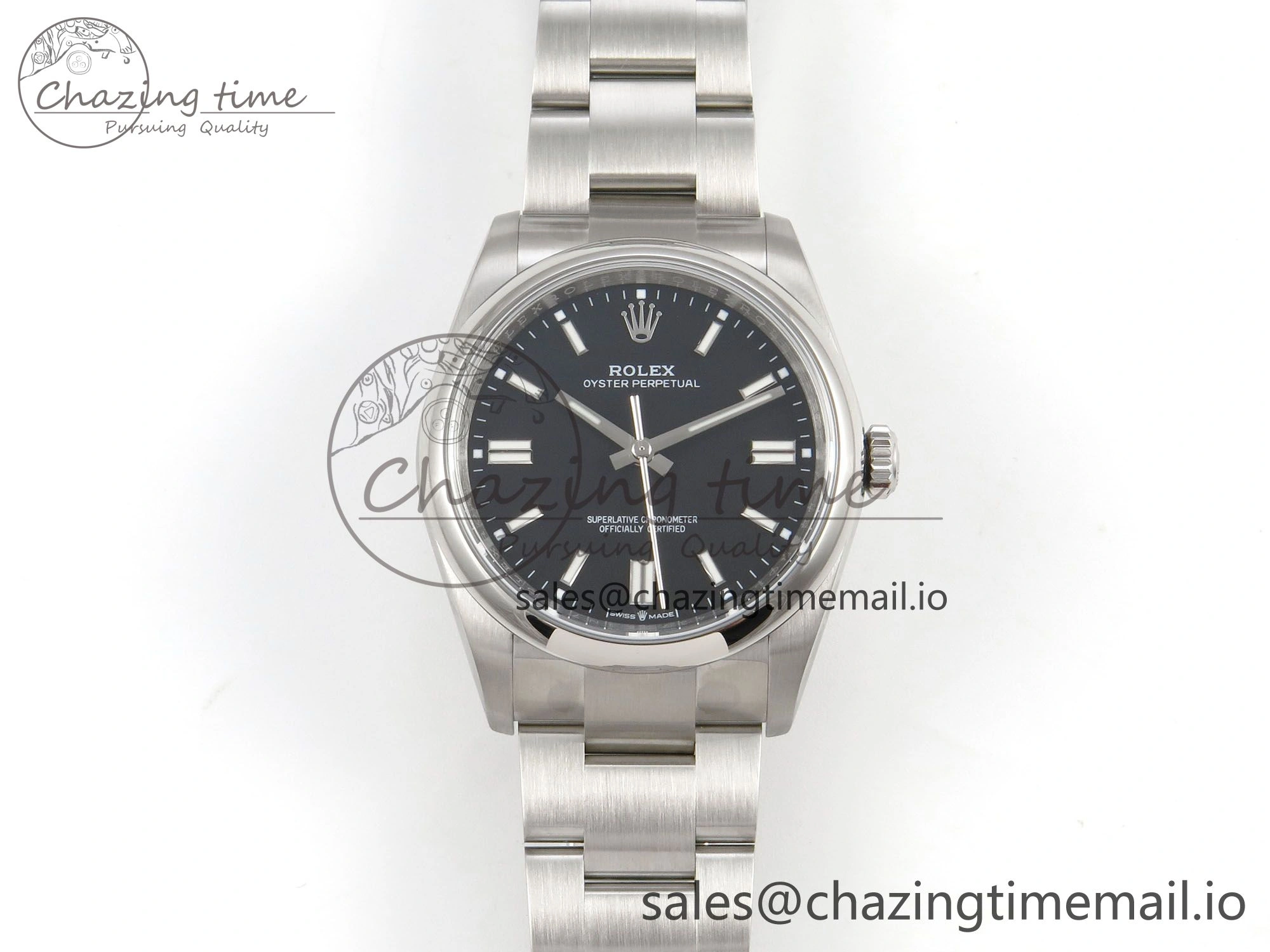 ZeroBulk 2025 Oyster Perpetual 126000 36mm KRF 1:1 Best Edition 904L Steel Black Dial A 128