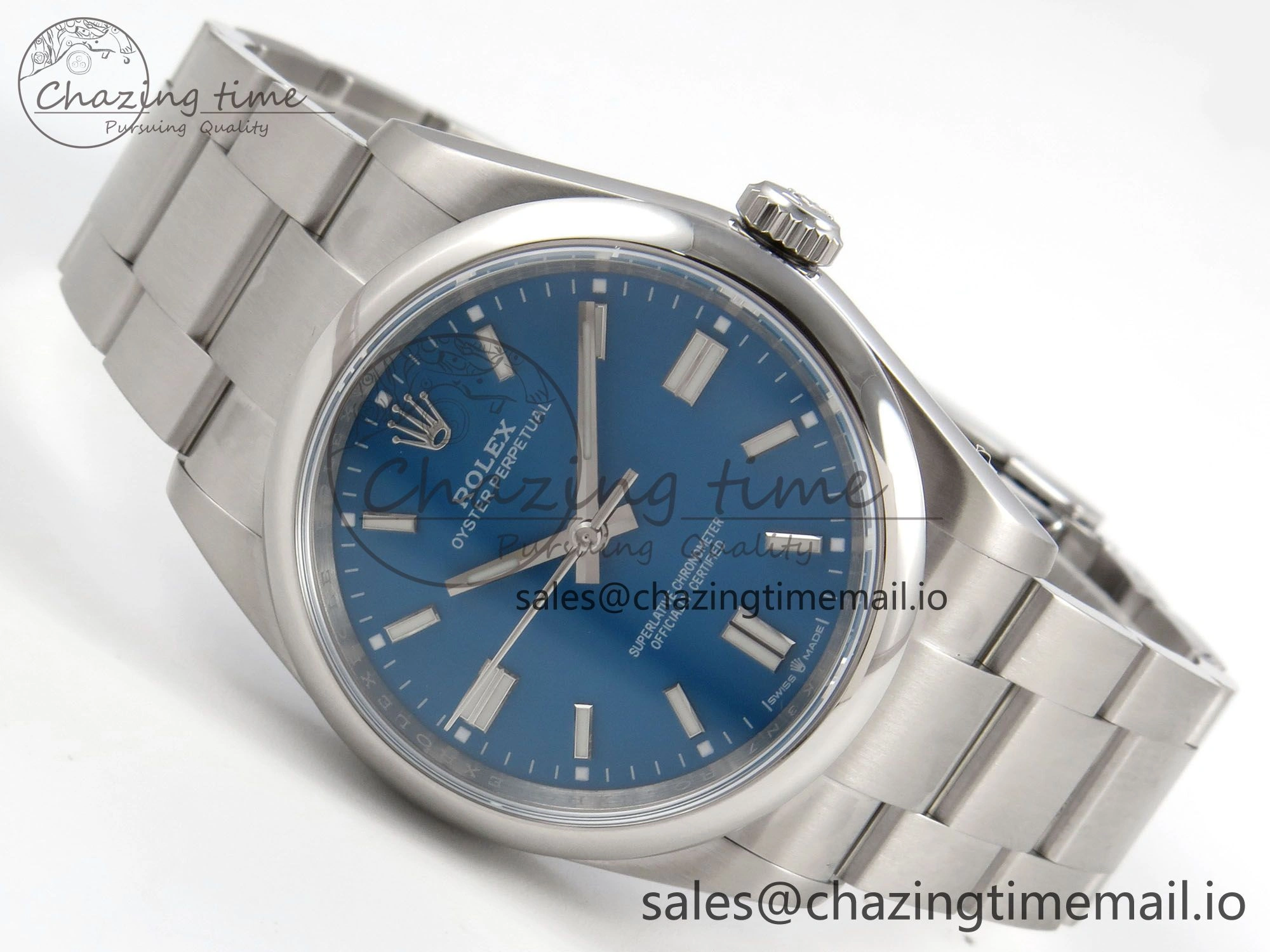 EyeCatching 2025 Oyster Perpetual 126000 36mm KRF 1:1 Best Edition 904L Steel Blue Dial A 136
