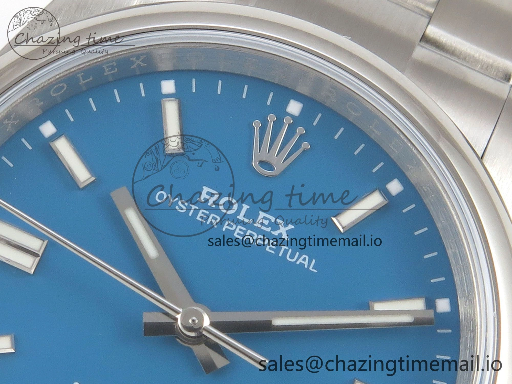 EyeCatching 2025 Oyster Perpetual 126000 36mm KRF 1:1 Best Edition 904L Steel Blue Dial A 136