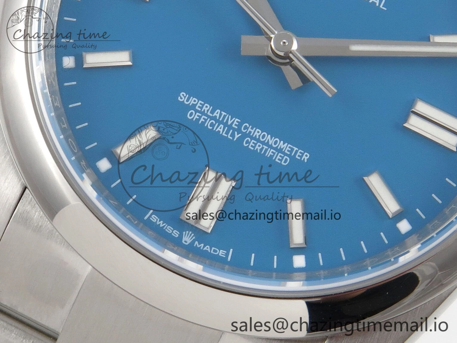EyeCatching 2025 Oyster Perpetual 126000 36mm KRF 1:1 Best Edition 904L Steel Blue Dial A 136