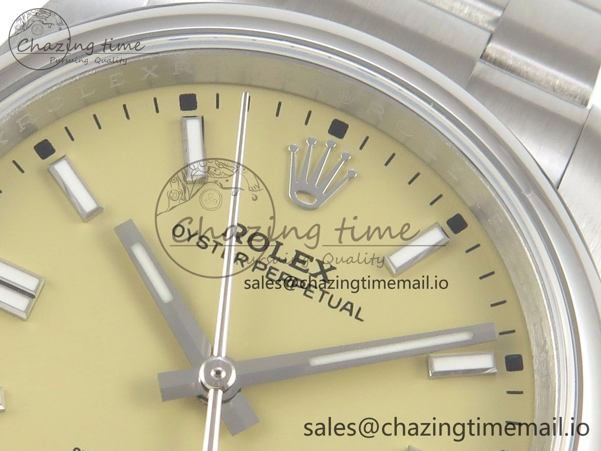 WrinkleFree 2025 Oyster Perpetual 126000 36mm KRF 1:1 Best Edition 904L Steel Pistachio Beige Dial A 124