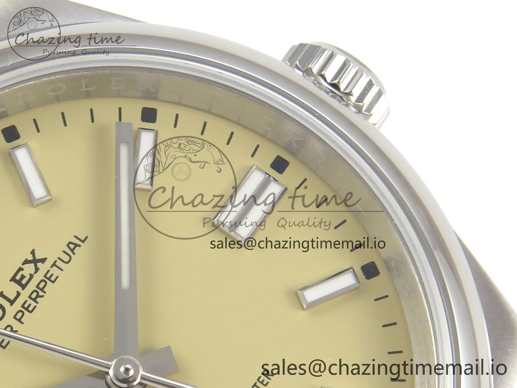 WrinkleFree 2025 Oyster Perpetual 126000 36mm KRF 1:1 Best Edition 904L Steel Pistachio Beige Dial A 124