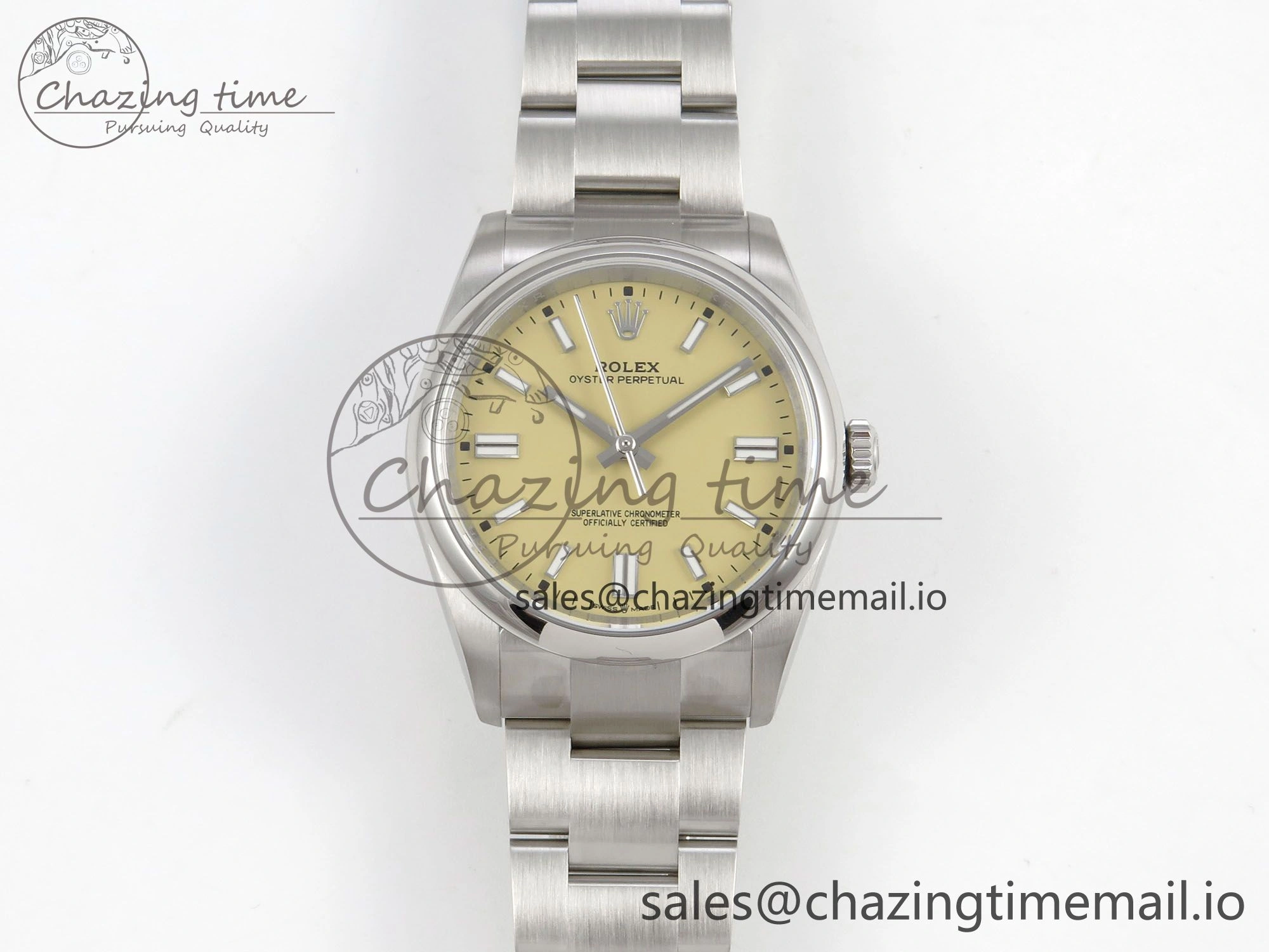 WrinkleFree 2025 Oyster Perpetual 126000 36mm KRF 1:1 Best Edition 904L Steel Pistachio Beige Dial A 124