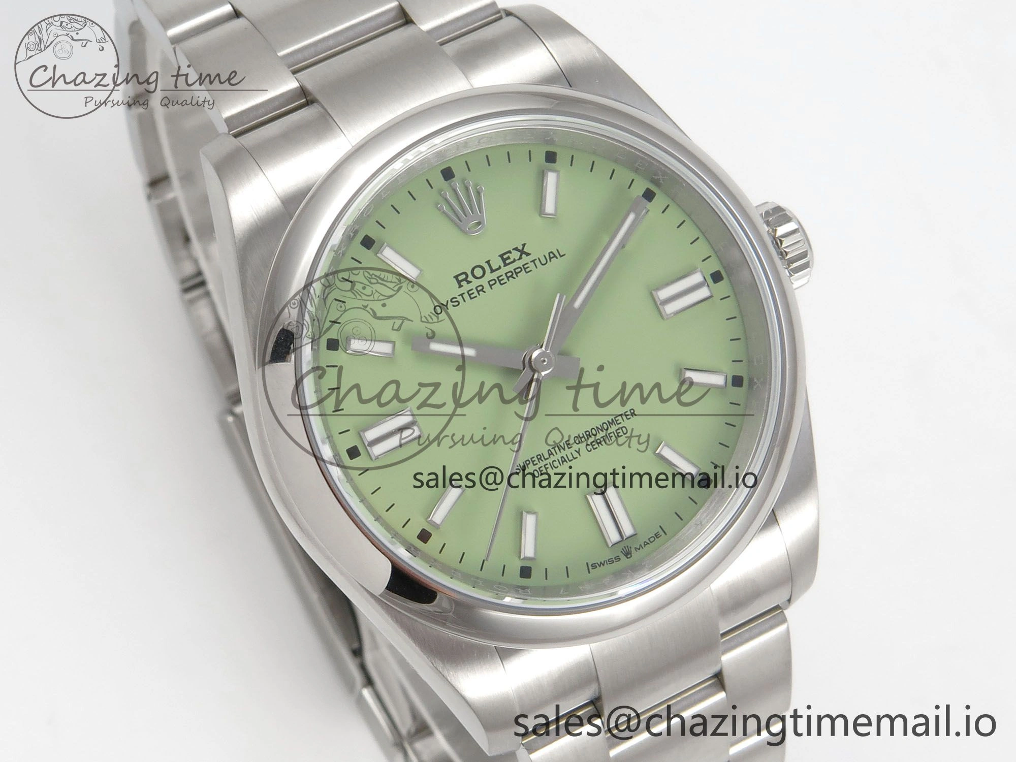 HighQuality 2025 Oyster Perpetual 126000 36mm KRF 1:1 Best Edition 904L Steel Pistachio Green Dial VR 127