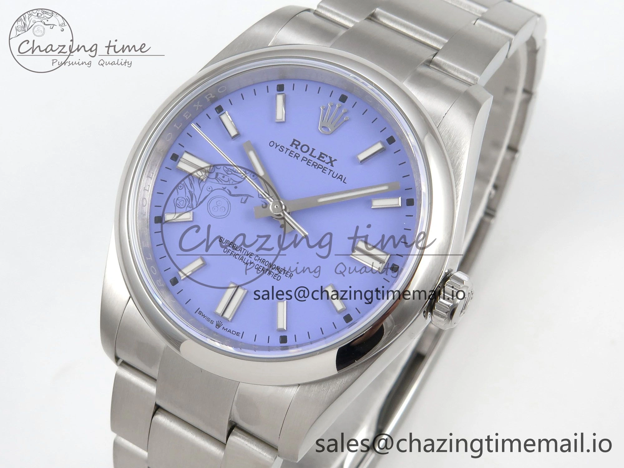 Casual 2025 Oyster Perpetual 126000 36mm KRF 1:1 Best Edition 904L Steel Purple Dial A 129