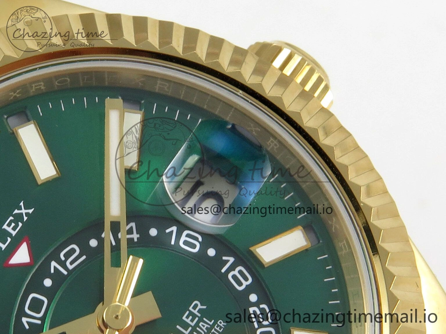2025 Skydweller 336938 YG Noob 1:1 Best Edition Green Dial on Oysterflex Strap A9002 V Unique 157