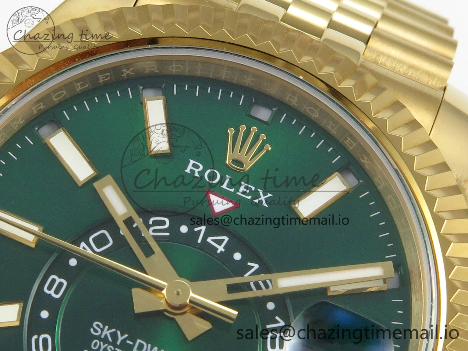 2025 Skydweller 336938 YG Noob 1:1 Best Edition Green Dial on YG Jubilee Bracelet A9002 V StreetReady 115