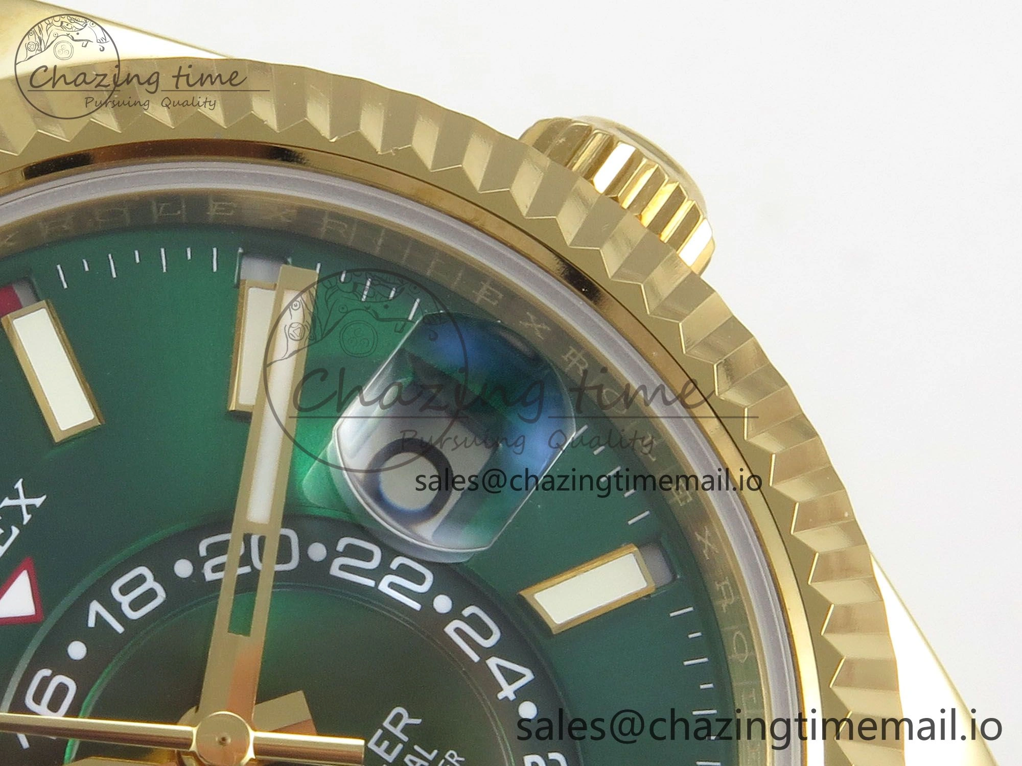 WellDesigned 2025 Skydweller 336938 YG Noob 1:1 Best Edition Green Dial on YG Oyster Bracelet A9002 V 156