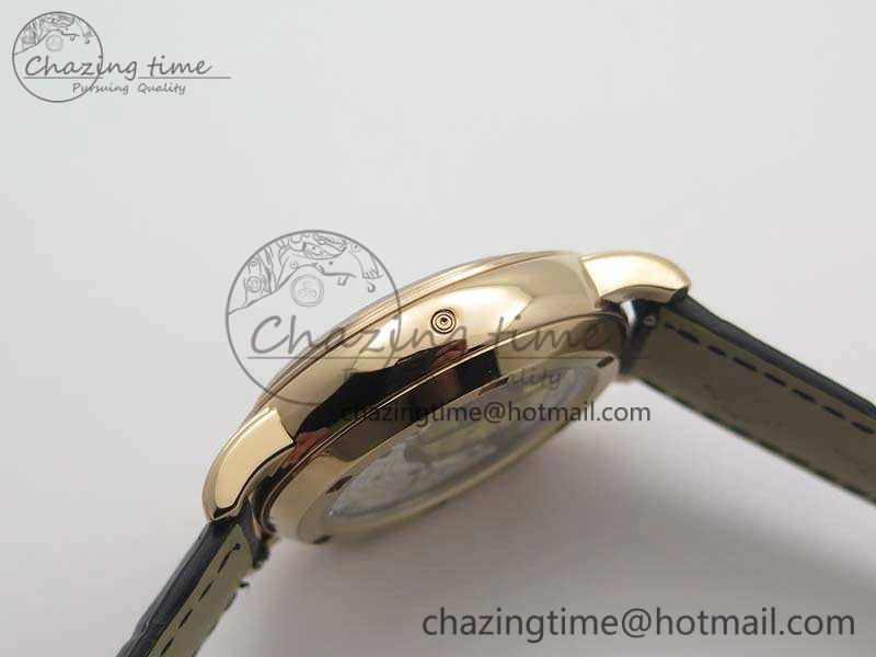 6102P Moon RG Black Dial Diamond Bezel On Leather Strap A Practical 9009