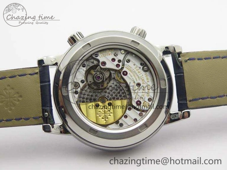 6102P Moon SS Blue Dial Diamond Bezel On Leather Strap A TravelReady 9012