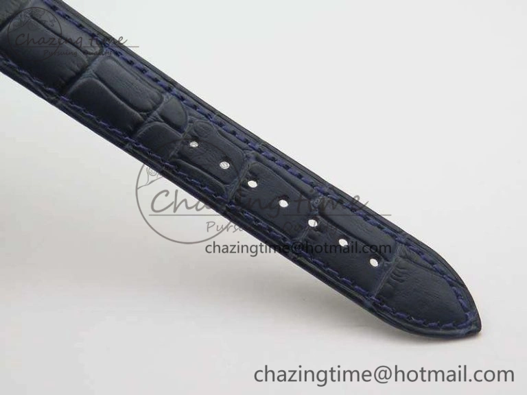 6102P Moon SS Blue Dial Diamond Bezel On Leather Strap A TravelReady 9012