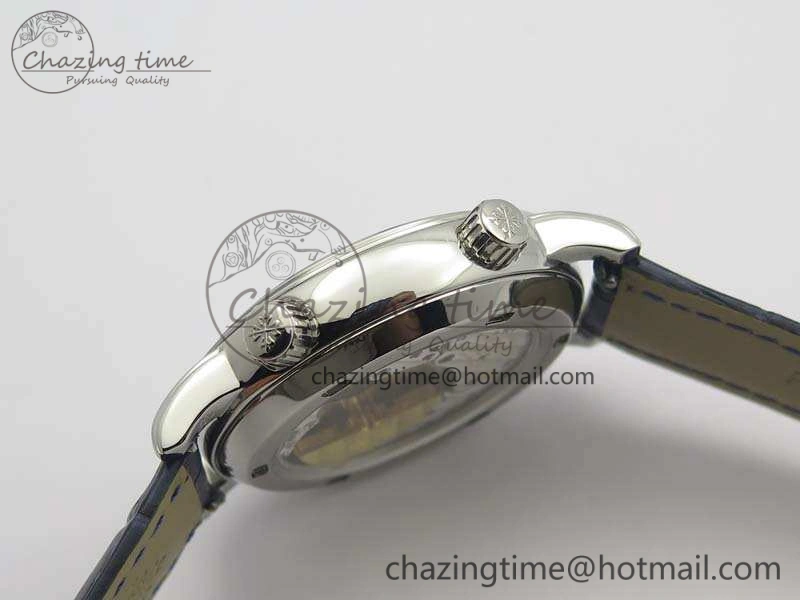 6102P Moon SS Blue Dial Diamond Bezel On Leather Strap A TravelReady 9012