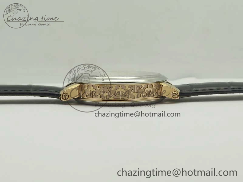 6104P Moon RG SS Black Dial on Black Leather Strap A240 V SportInspired 8984