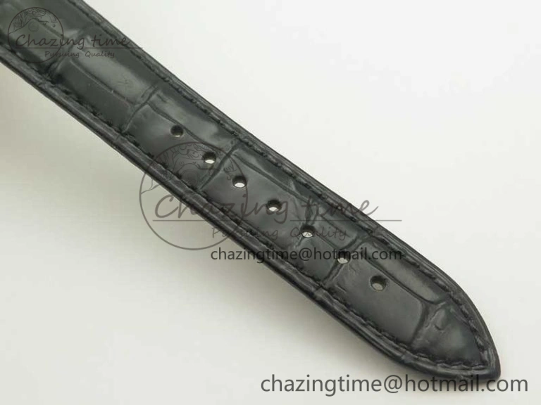 6104P Moon RG SS Black Dial on Black Leather Strap A240 V SportInspired 8984