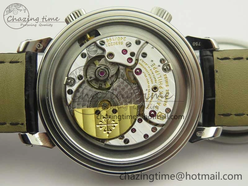 6104P Moon SS Black Dial on Black Leather Strap A240 V BestValue 8986