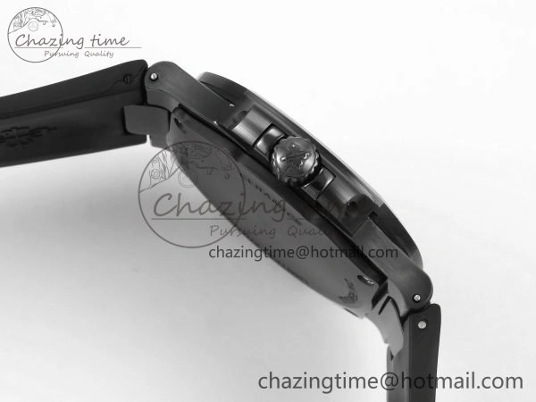 NewStyle AET Nautilus 5711 Black Ceramic AMGF Best Edition Black Dial on Black Rubber Strap MIYOTA 8754