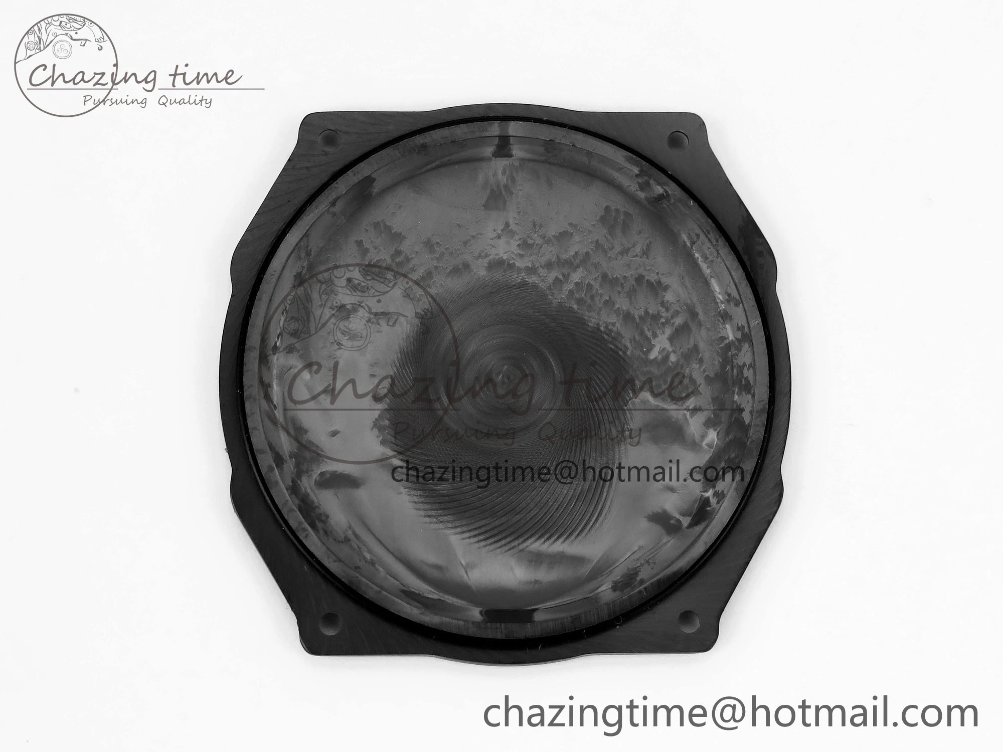AET Nautilus 5711 Black Ceramic AMGF Best Edition Blue Dial on Black Rubber Strap MIYOTA Efficient 8752