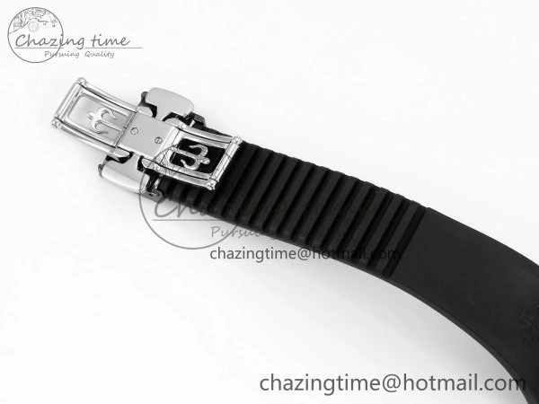 AET Nautilus 5711 Black Ceramic AMGF Best Edition Blue Dial on Black Rubber Strap MIYOTA Efficient 8752