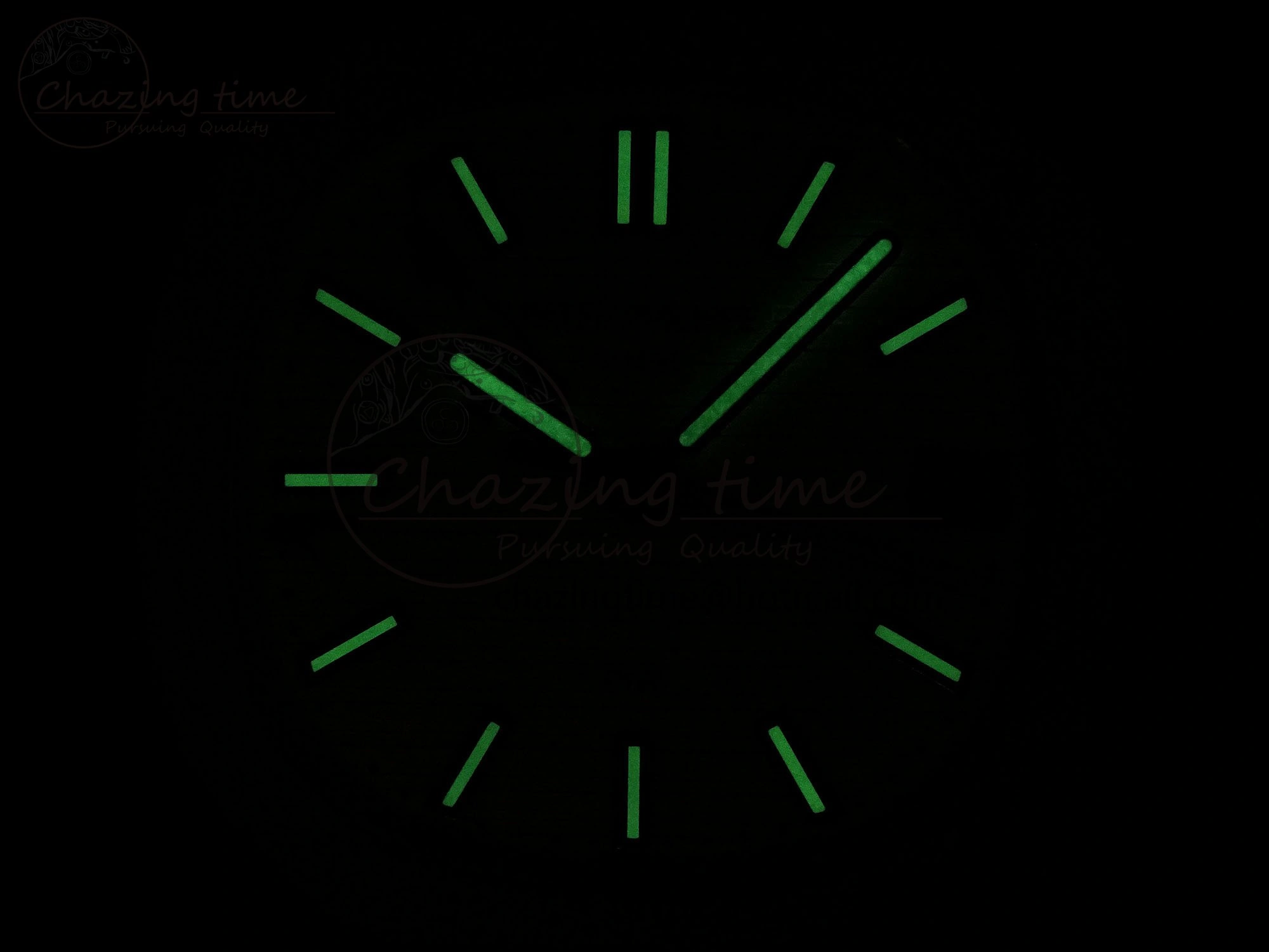 AET Nautilus 5711 Green Ceramic AMGF Best Edition Blue Dial on Green Rubber Strap MIYOTA WaterResistant 4457