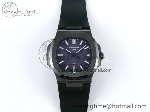 AET Nautilus 5711 Green Ceramic AMGF Best Edition Blue Dial on Green Rubber Strap MIYOTA WaterResistant 4457