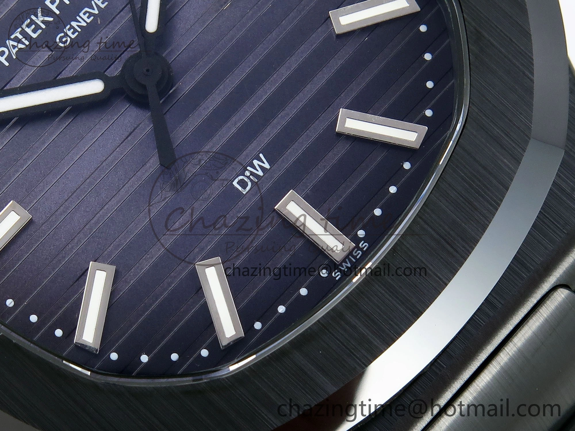 AET Nautilus 5711 Green Ceramic AMGF Best Edition Blue Dial on Green Rubber Strap MIYOTA WaterResistant 4457