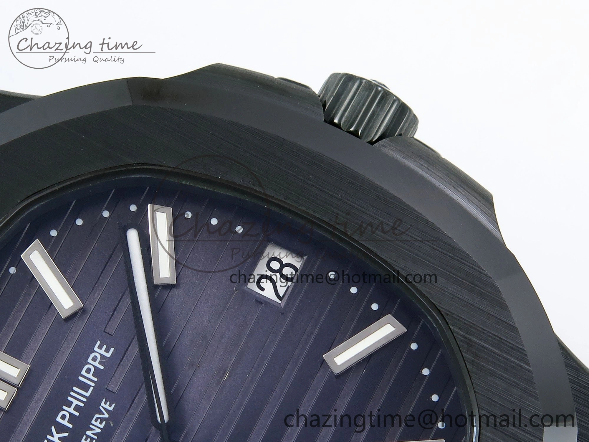 AET Nautilus 5711 Green Ceramic AMGF Best Edition Blue Dial on Green Rubber Strap MIYOTA WaterResistant 4457