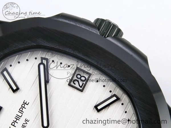 AET Nautilus 5711 Green Ceramic AMGF Best Edition White Dial on Green Rubber Strap MIYOTA Sleek 8760