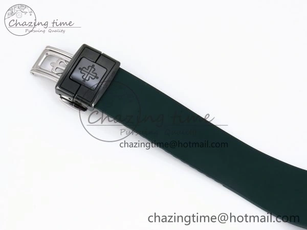 AET Nautilus 5711 Green Ceramic AMGF Best Edition Yellow Green Dial on Green Rubber Strap MIYOTA Popular 8757