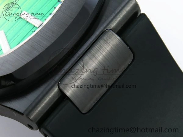 AET Nautilus 5711 Green Ceramic AMGF Best Edition Yellow Green Dial on Green Rubber Strap MIYOTA Popular 8757