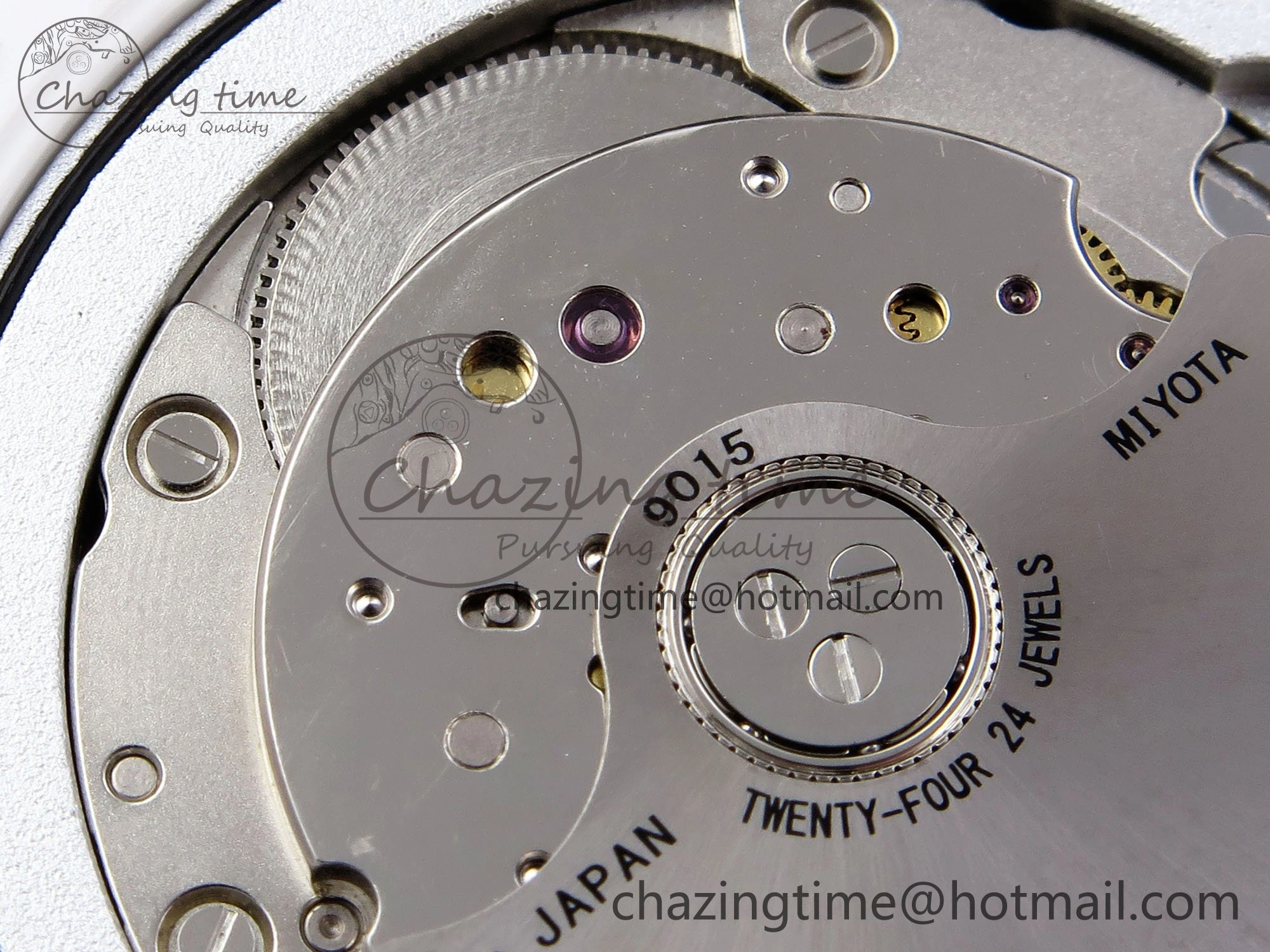 WeatherProof AET Nautilus 5711 White Ceramic AMGF Best Edition Brown Dial on White Rubber Strap MIYOTA 8745