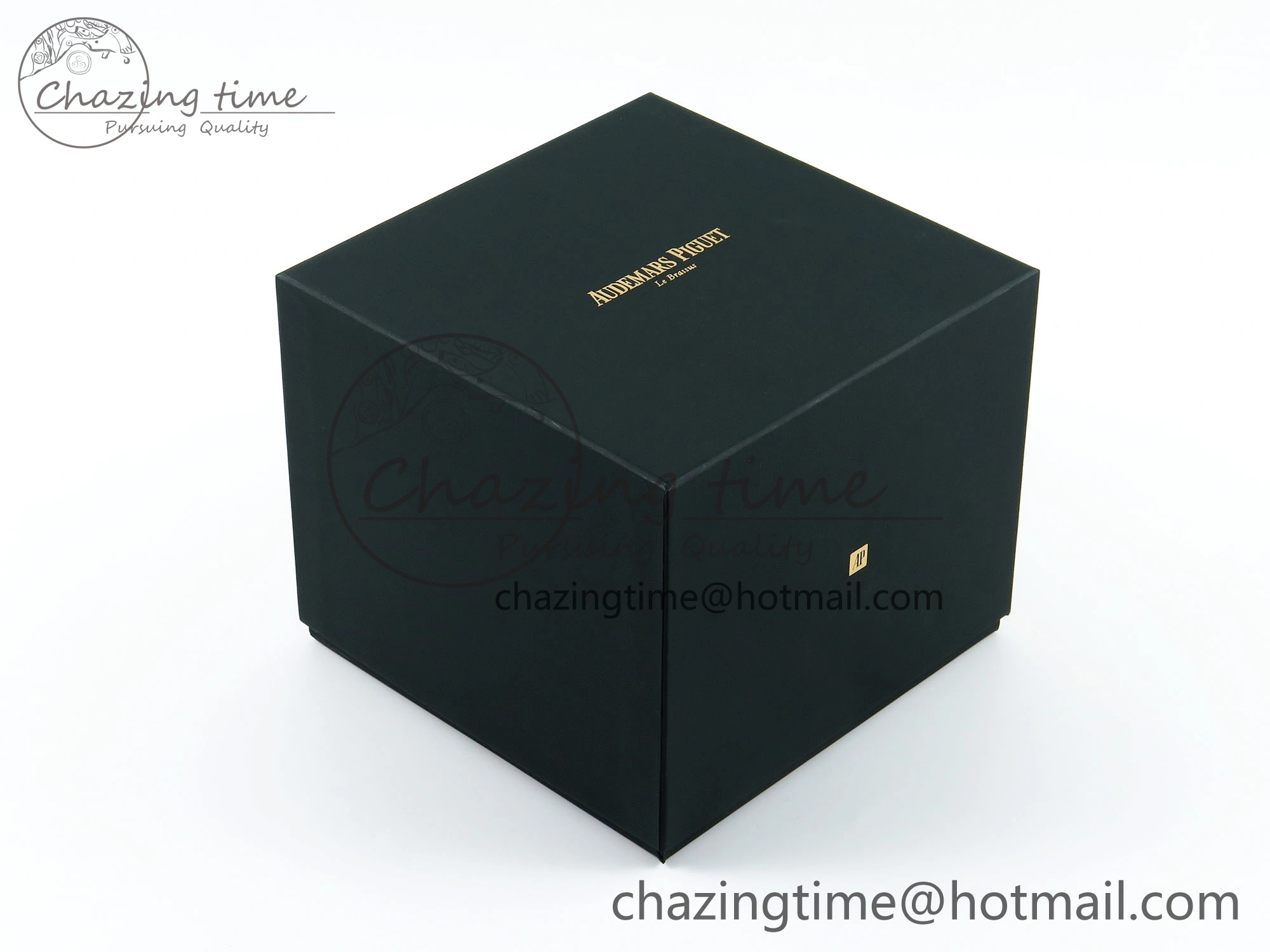 AUDEMARS PIGUET NEW GREEN WOODEN WATCH BOX AND PAPERS IMPORTANT NOTE ZipUp 4173
