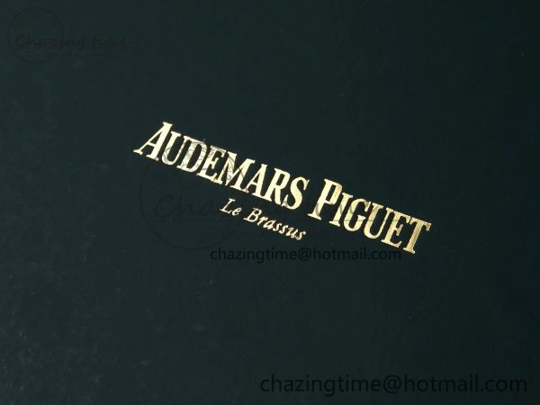 AUDEMARS PIGUET NEW GREEN WOODEN WATCH BOX AND PAPERS IMPORTANT NOTE ZipUp 4173