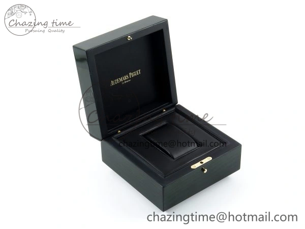 AUDEMARS PIGUET NEW GREEN WOODEN WATCH BOX AND PAPERS IMPORTANT NOTE ZipUp 4173