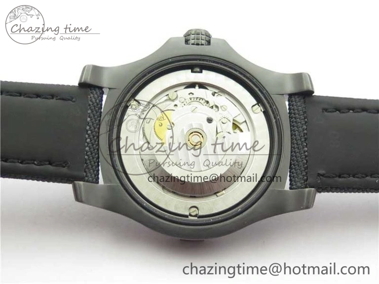 AVENGER BLACKBIRD V17311 DLC ZF 1:1 Best Edition Black Dial on Nylon Strap A2824 V Original 5563