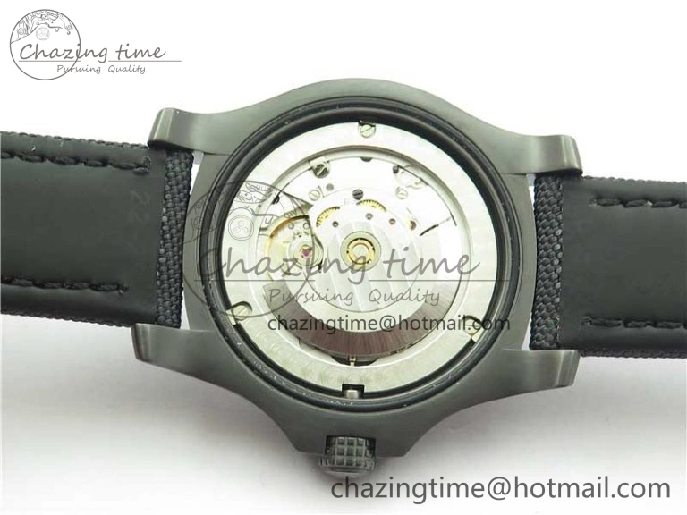 AVENGER BLACKBIRD V17311 DLC ZF 1:1 Best Edition Black Dial on Nylon Strap A2824 V Original 5563