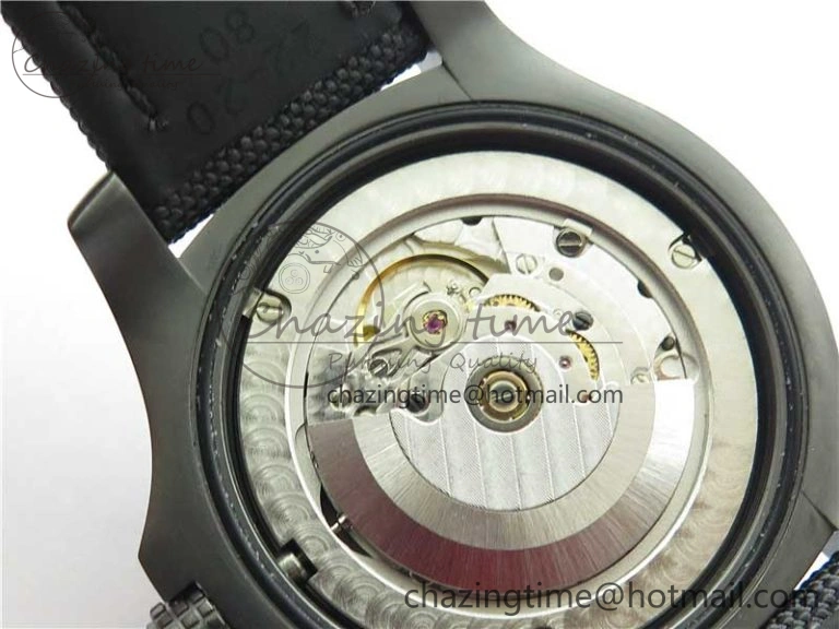 AVENGER BLACKBIRD V17311 DLC ZF 1:1 Best Edition Black Dial on Nylon Strap A2824 V Original 5563