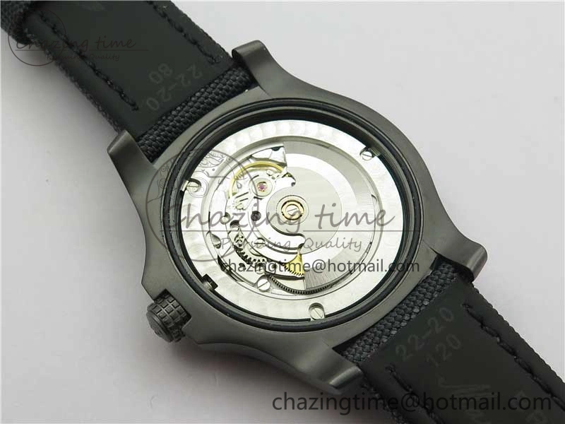 AVENGER BLACKBIRD V17311 DLC ZF 1:1 Best Edition Black Dial on Nylon Strap A2824 V Original 5563